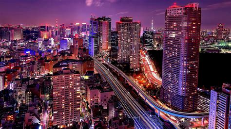 Purple Tokyo City Wallpapers Top Những Hình Ảnh Đẹp