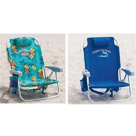 Wait no longer, the beach chair is here and there is nothing like it! 1 Flower 1 Blue Tommy Bahama Backpack Cooler Beach Chair ...
