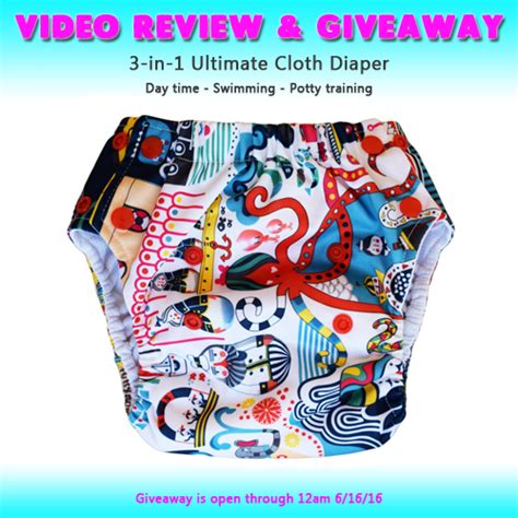 Video Review And Giveaway 3 In 1 Ultimate Cloth Diaper Ecoable