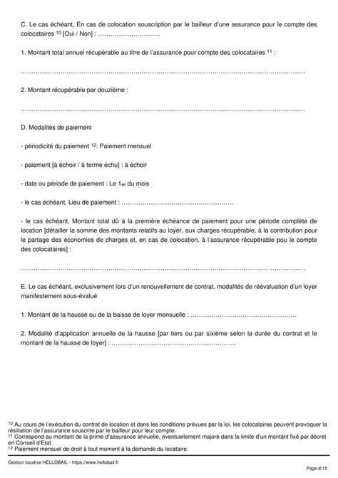 Cet inventaire et l'état détaillé du mobilier doivent être joints au contrat de bail d'habitation afin de prouver que le logement respectait cet ameublement minimal, à la fois en termes quantitatif et qualitatif. Modèle De Bail De Location Meublée Conforme Alur dedans Caution Location Meublée ...