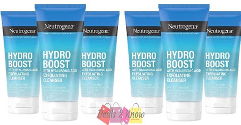 Amazon 3pk Neutrogena Hydro Boost Gentle Exfoliating Daily Facial