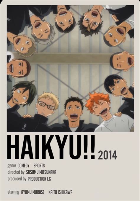 Haikyuu Retro Posterler Çizim Anime çizim Rehberleri