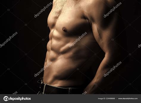 Muscular Male Torso Stock Photo Tverdohlib