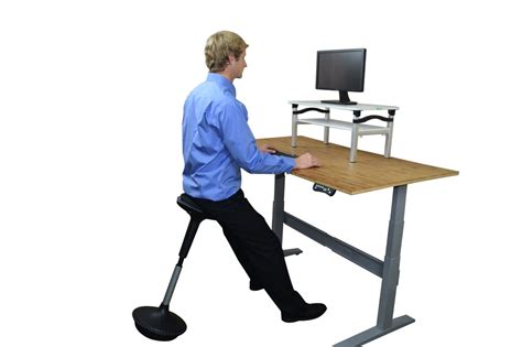 Creatively utilize your available space by installing modernized sit stand desk. Wobble Stool | Active sitting, Standing desk ergonomics ...