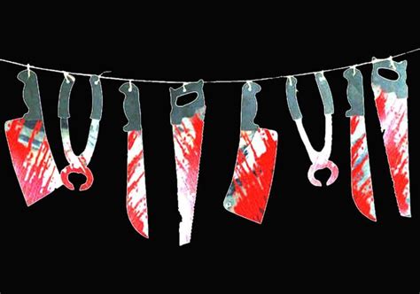 2019 Halloween Prop Haunted House Decor Torture Bloody Body Tools