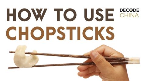 Move the upper chopstick with your thumb, index, and middle fingers. How To Use Chopsticks - Decode China - YouTube