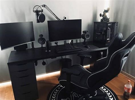Gaming Setups Pc Gaming On Instagram “the Matte Black Razer Setup