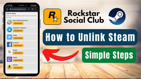 Rockstar Social Club How To Unlink Steam Account Youtube