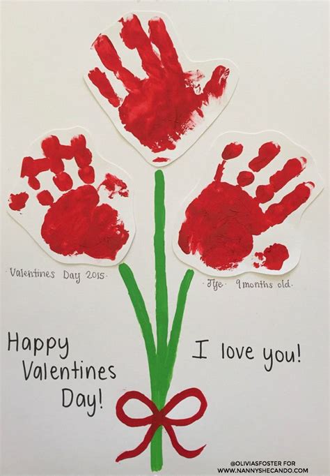 Valentines Day Easy Kids Craft February Crafts Preschool Valentines