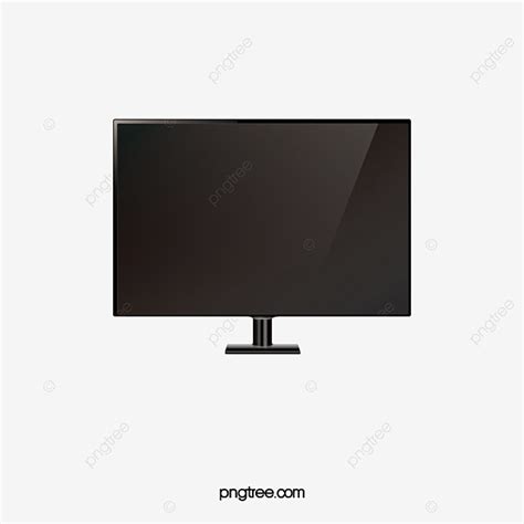 Black Widescreen Tv, Black Vector, Tv Vector, Vector Material PNG and Vector with Transparent ...