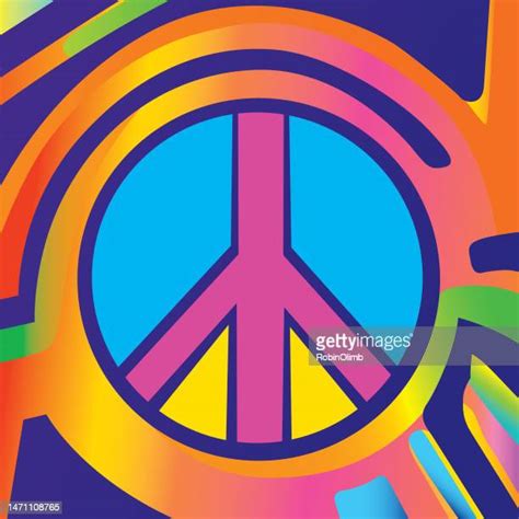 Psychedelic Peace Sign Photos And Premium High Res Pictures Getty Images