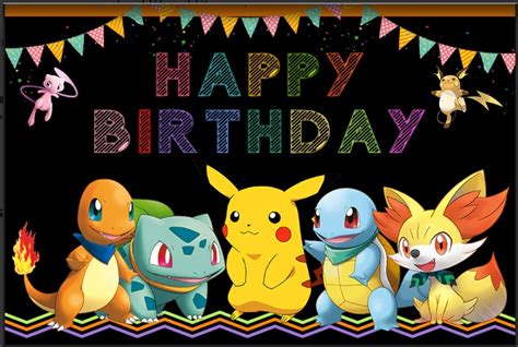 Happy Birthday Pokemon Wallpaper