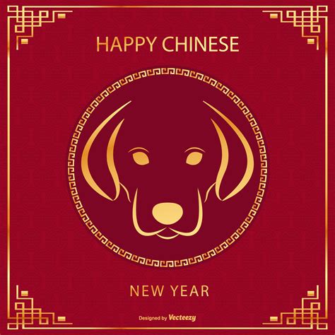 Coming year is going to be excellent for you. Chinese New Year of the Dog 2018 - Download Free Vector ...