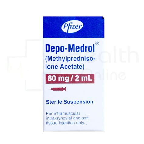 Depo Medrol Inj Mg Vialx Ml Hlh Pharmacy