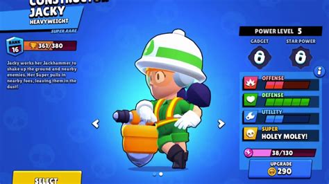 Jacky works her jackhammer to shake up the ground and nearby enemies. Brawl Stars: Constructor Jacky Review - YouTube