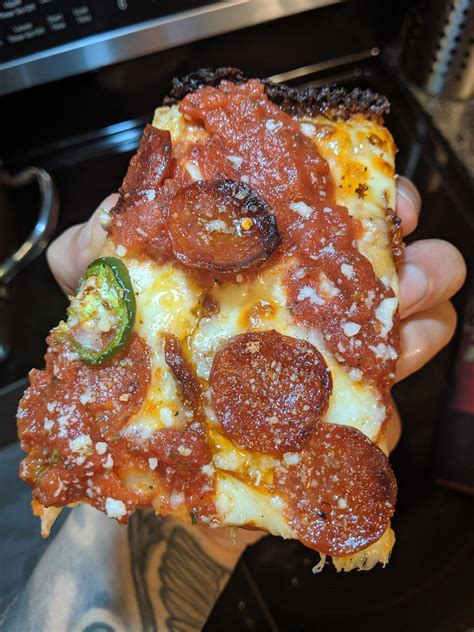 Homemade Detroit Style Pizza Rfood