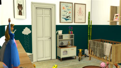 Modelsims4 • The Sims 4 Twins Nursery Wcif Friendly Room