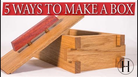 How To Make 5 Small Box Ideas Scrap Wood Project Youtube