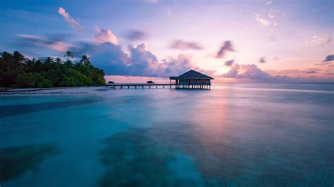 Обои Мальдивы океан море природа тропическая зона картинка на