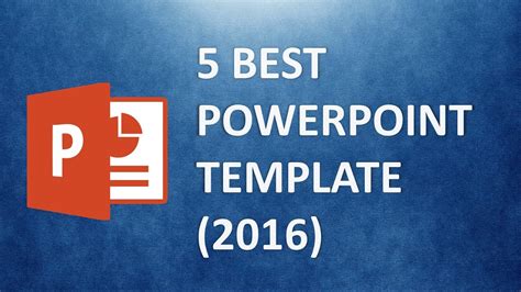 Best Powerpoint Templates The 5 Best Presentation Template 2016