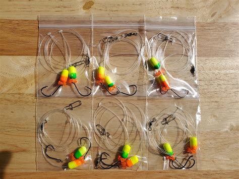 6 Surf Fishing Rigs For Pompano Spots Whitings Weakfish Etsy