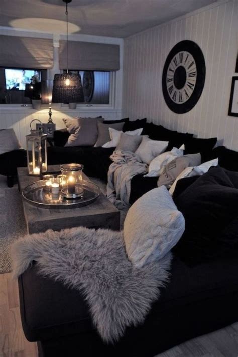 Awesome Black And White Decor Interior Design Ideas 11 Living Room