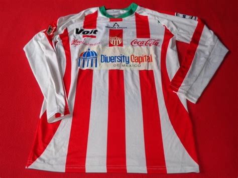 Necaxa home football shirt 2006/2007 jersey soccer atletica mexico camiseta red. Necaxa Retro Manga Larga Jersey Futbol Mediana - $ 2,799 ...