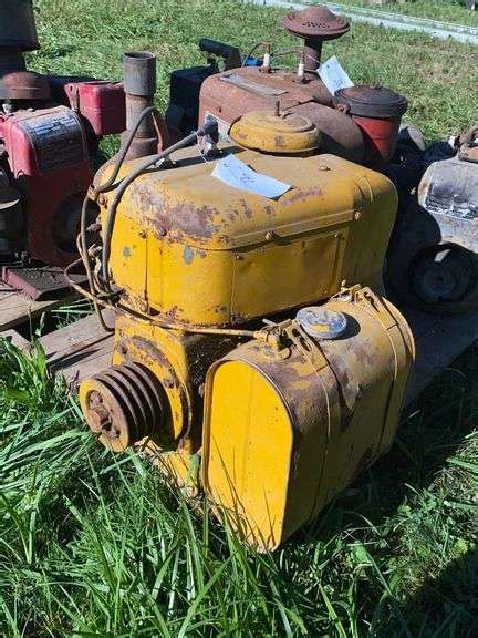 2 Cylinder Gas Engine With 2 Shafts Baer Auctioneers Realty Llc