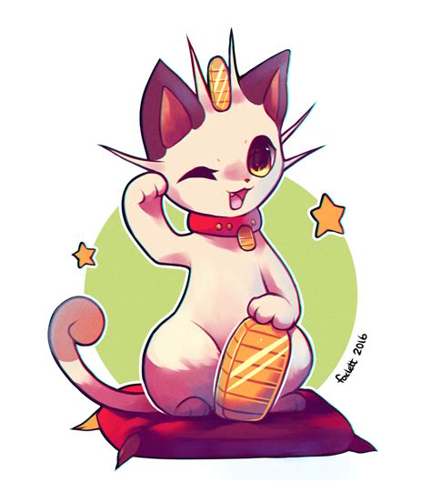 Meowth By Foxlett On Deviantart