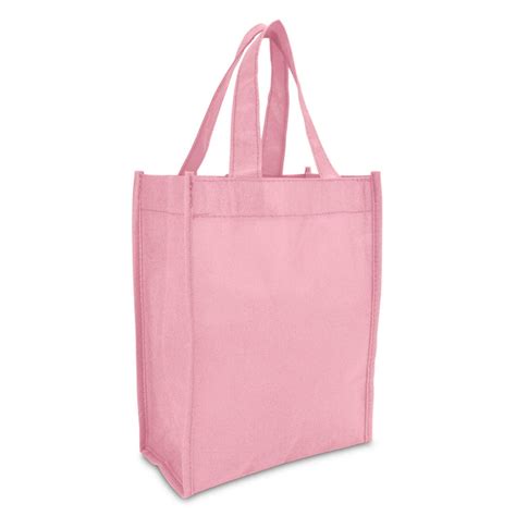 Dalix Dalix 10 Mini Shopping Tote Small Reusable Bags Women Pink 10