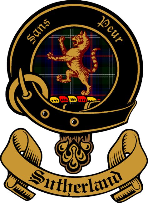 Clan Sutherland Scottish Clans Scottish Crest Sutherland