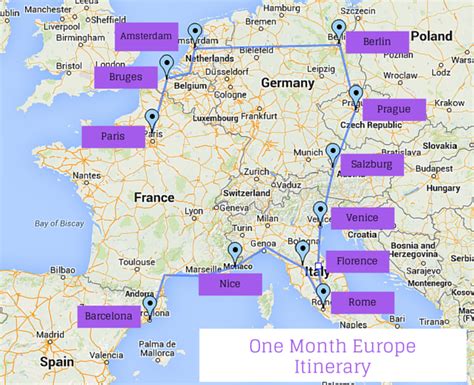 First Timers One Month Europe Itinerary The Trusted Traveller