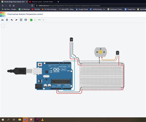 Temperature Controlled Dc Motor Arduino Tinkercad 4 Steps