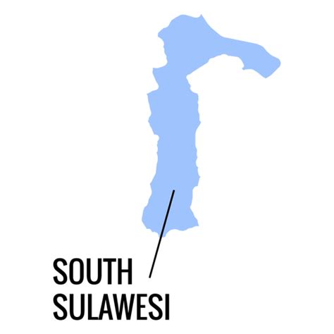 Peta Sulawesi Vector Png