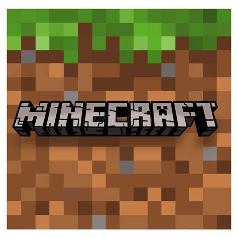 Minecraft Logo Online Game Dirt Block Illustrations Concept Design