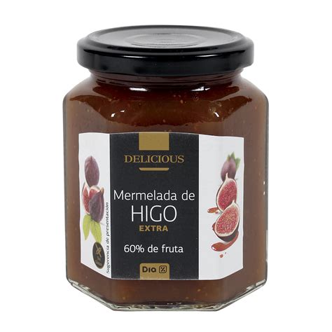 DIA DELICIOUS Mermelada De Higo Extra 60 Fruta Frasco 320 Gr