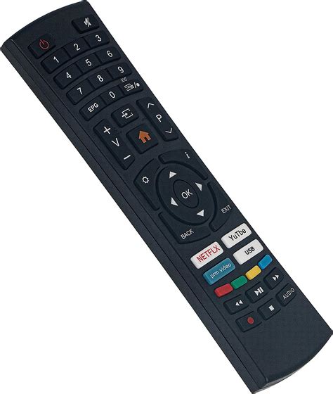 beyution replace universal remote control fit for caixun jvc tv with netflix youtube