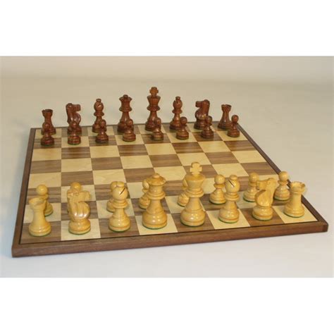 Worldwise Small Sheesham French Chess Set With Walnut Board Walmart