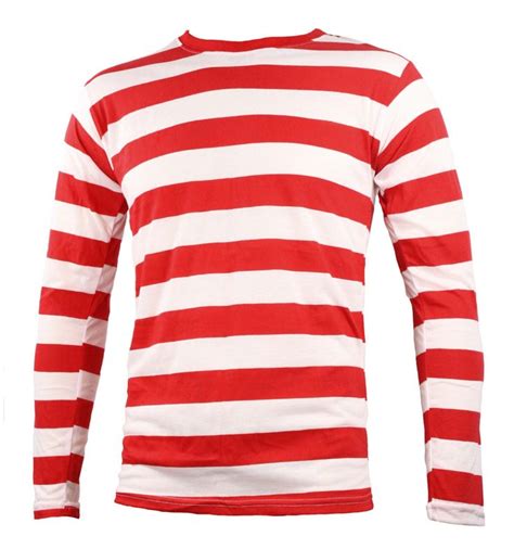 Men S Long Sleeve Red White Striped Shirt White Stripes Shirt Red White Striped Shirt