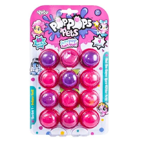 Pop Pops Pets Deluxe Pack 12 Bubbles Juniors Toyshop