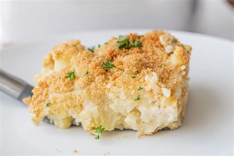 Vegan Cheesy Cauliflower Potato Casserole Healthygirl Kitchen