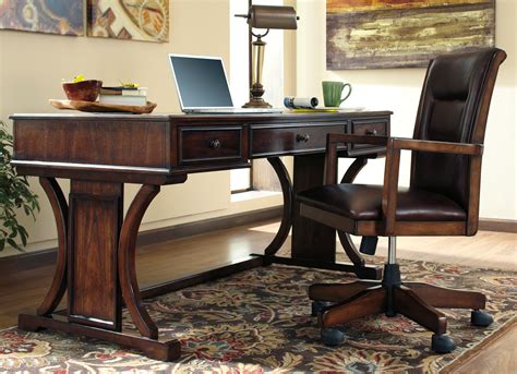 Devrik Home Office Desk From Ashley H619 27 Coleman Furniture