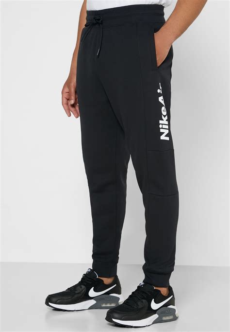 Buy Nike Black Nsw Air Fleece Sweatpants For Men In Mena Worldwide