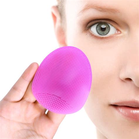 Silicone Facial Cleansing Brushes Pores Deep Clean Pads Baby Hair
