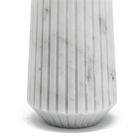 Vaso In Marmo Bianco Carrara Moderno E Decorativo Made In Italy