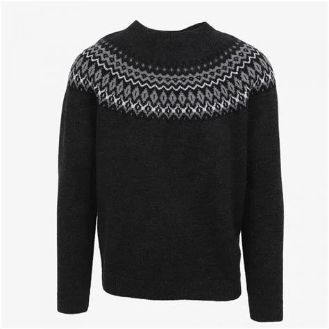 Ástmar Merino Mens Nordic Knit Sweater Wool Sweater Men Wool