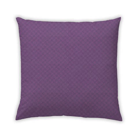 Patterned Indoor Outdoor Square Dark Orchid Purple Throw Pillow 18 In