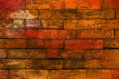 Old Red Bricks Wall For Texture Background Stock Photo Image Of