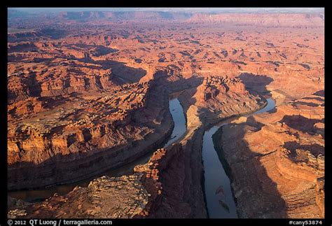 Picturephoto Aerial View Of The Loop Canyonlands National Park