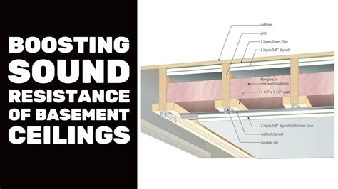 How To Soundproof A Basement Ceiling Soundproofing A Basement